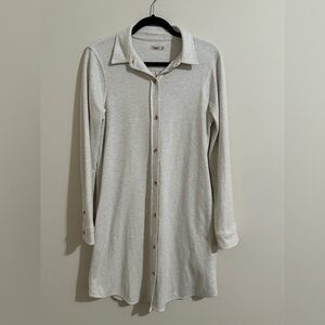 Faherty Legend Sweater Dress Offwhite M